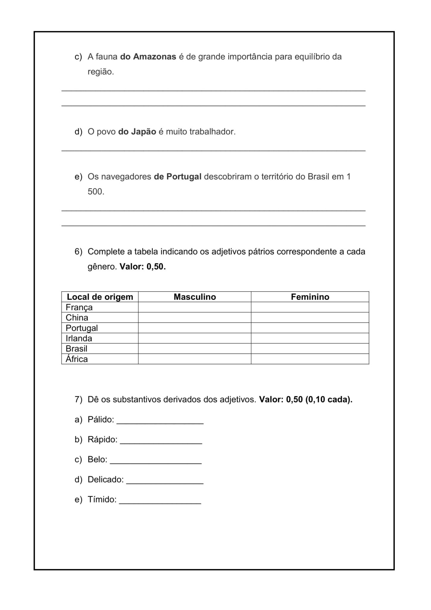 4º ANO - Avaliação de língua portuguesa - 2º bimestre - Cuca Super ...
