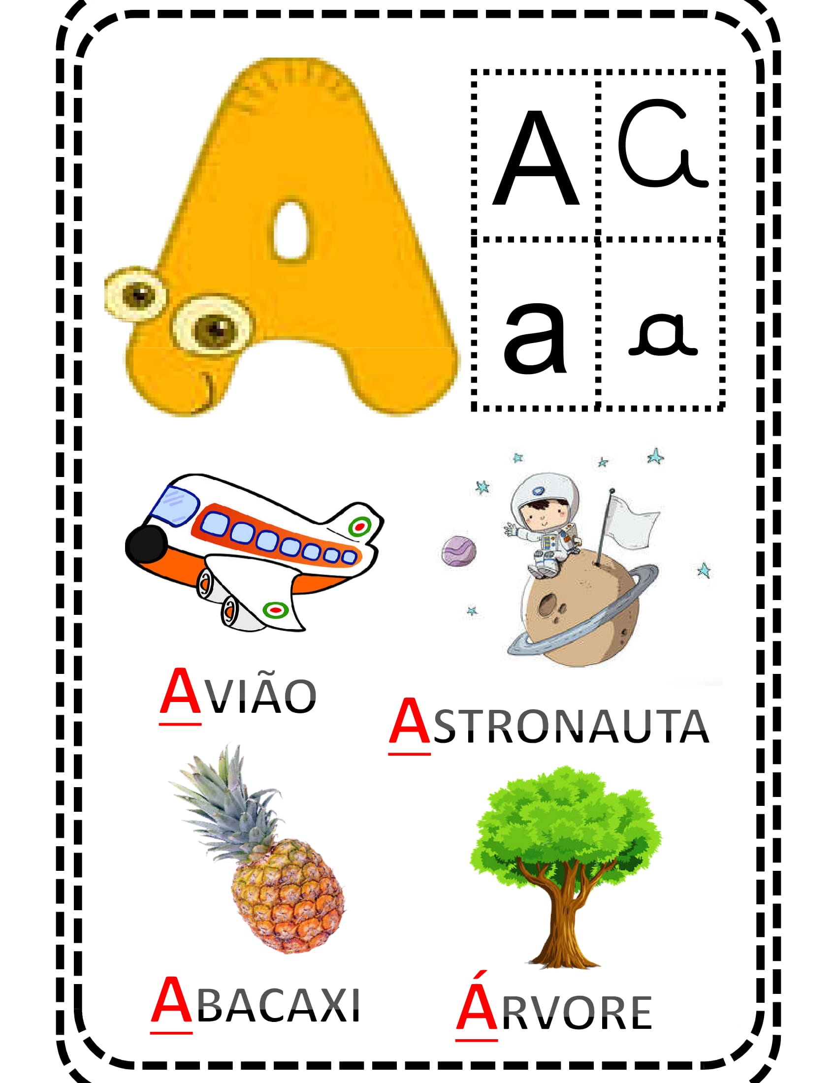 ALFABETÁRIO SUPER LEGAL COM IMAGENS E OS 4 TIPOS DE LETRAS - Cuca Super ...