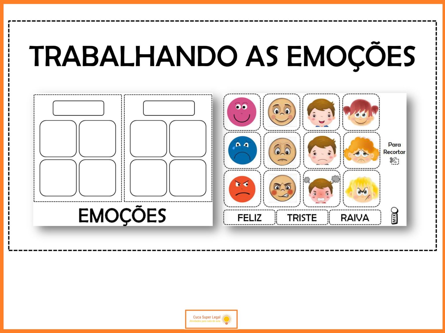 JOGO : TRABALHANDO AS EMOÇÕES - Cuca Super legal - Educação ...
