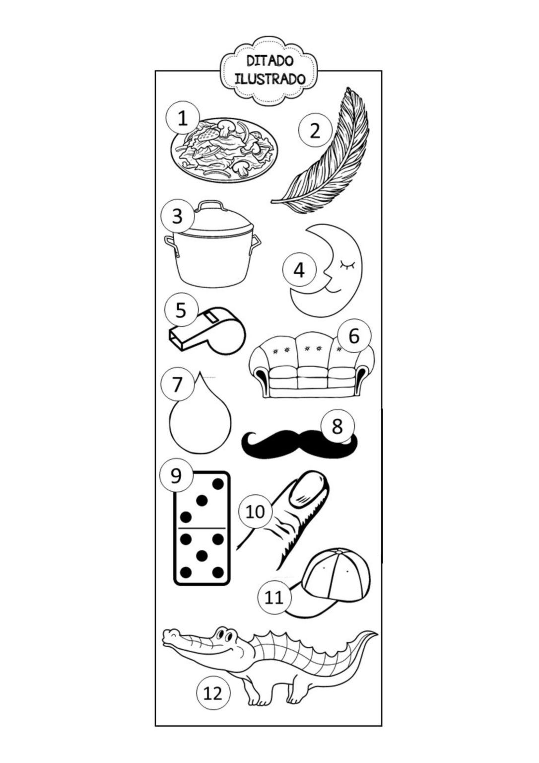 DITADO ILUSTRADO - 1º ao 5º ANO - Cuca Super legal - Educação ...