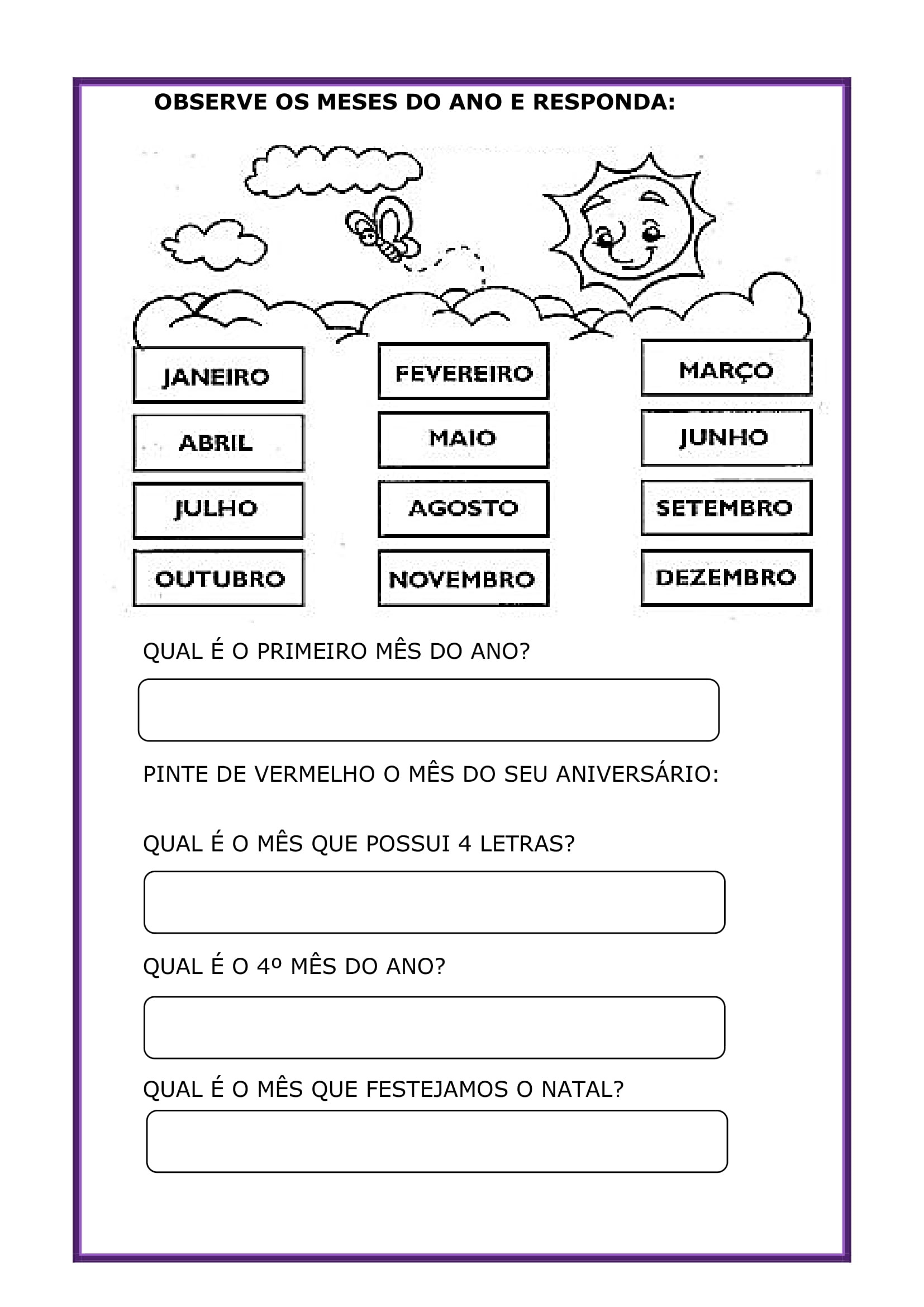 2º ANO - Atividades de matemática - operações, dinheiro, meses do ano e ...