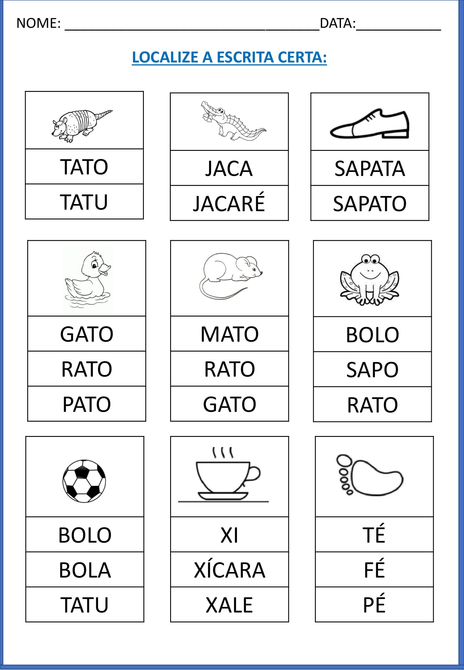 1º ano - Atividades de alfabetização - Caça-palavras - Cuca Super legal ...