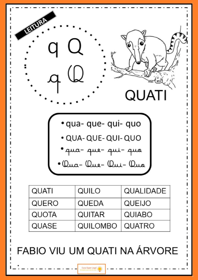 1º e 2º ANO - FICHAS COM LEITURAS DE A a Z PARA ALFABETIZAÇÃO - Cuca ...