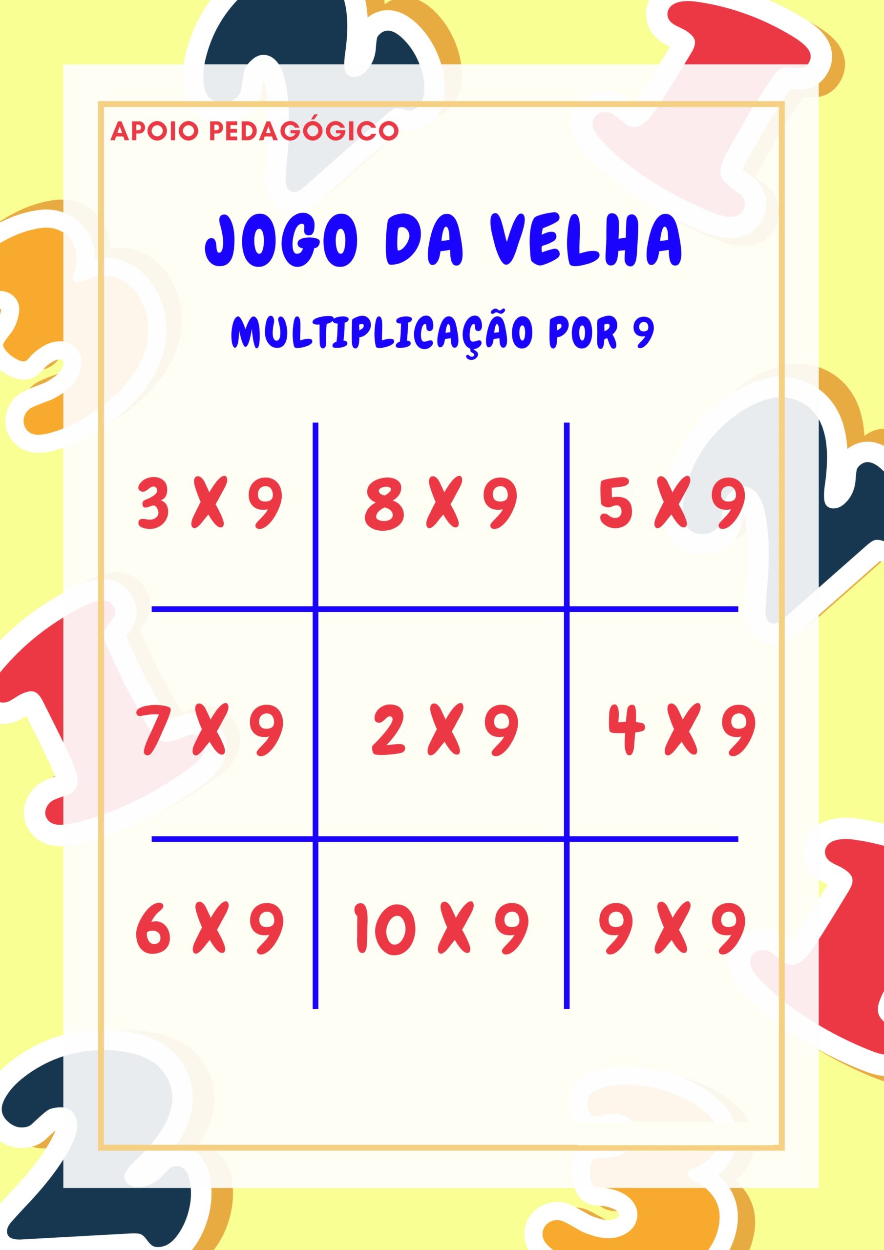 JOGO Velha da multiplicação - 5° ano 
