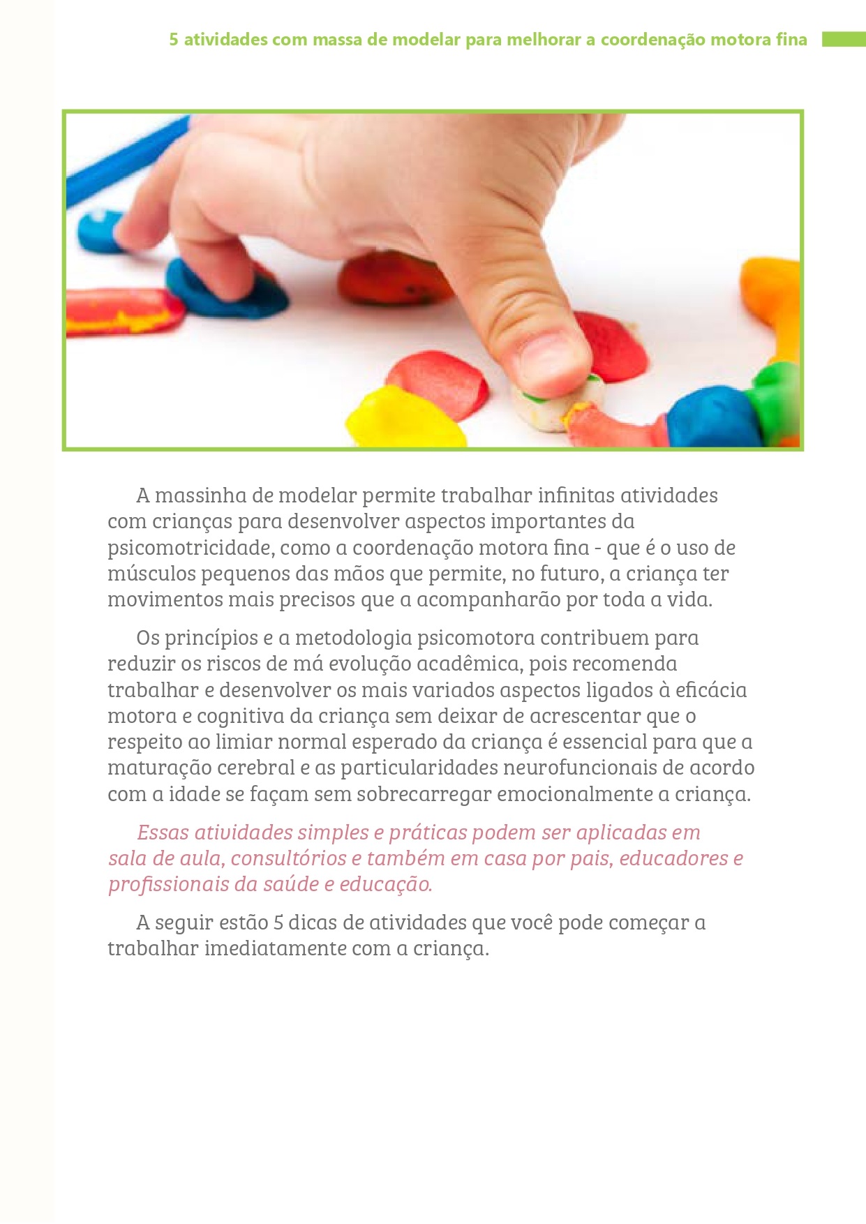 MATERIAL DIDÁTICO PARA EDUCAÇÃO INFANTIL - SUGESTÃO DE ATIVIDADES ...
