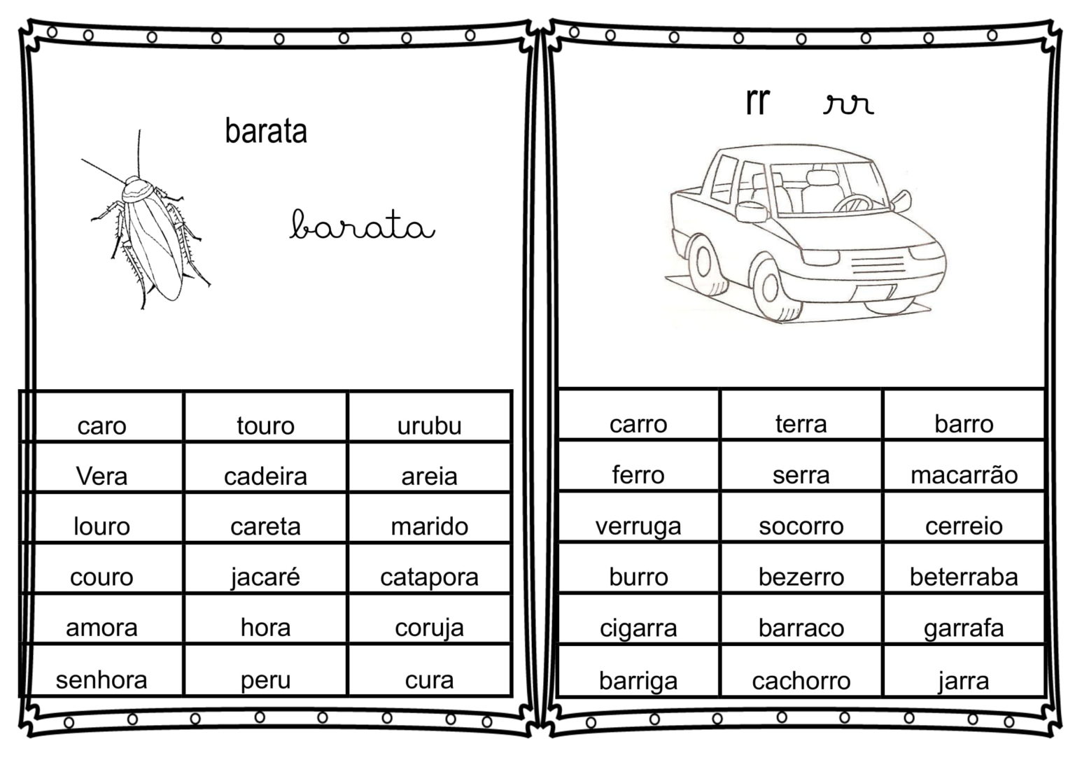 Fichas De Leitura S Labas Complexas Cuca Super Legal Educa O