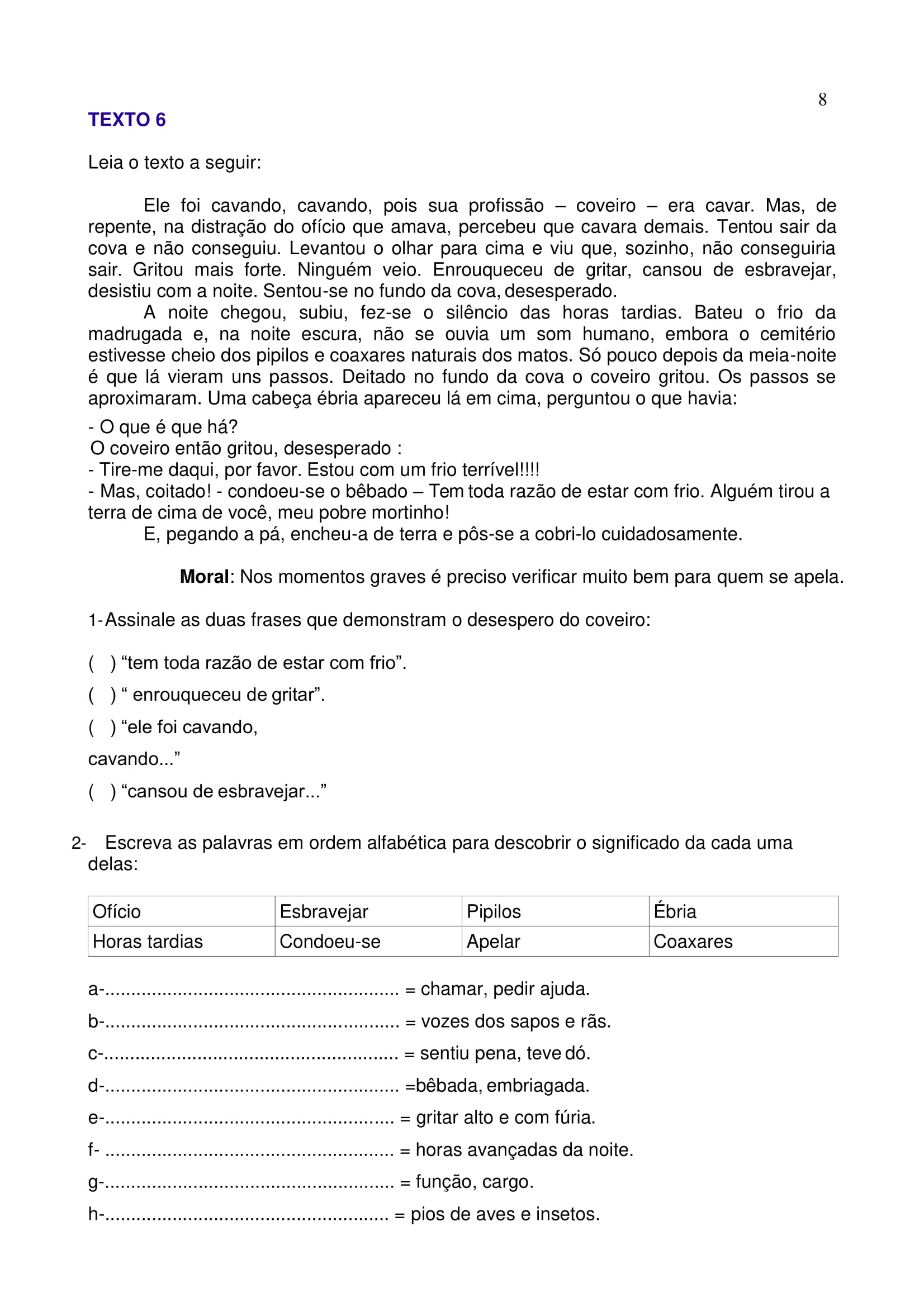 4º E 5º Anos Apostila De Textos E InterpretaÇÃo GÊneros Textuais