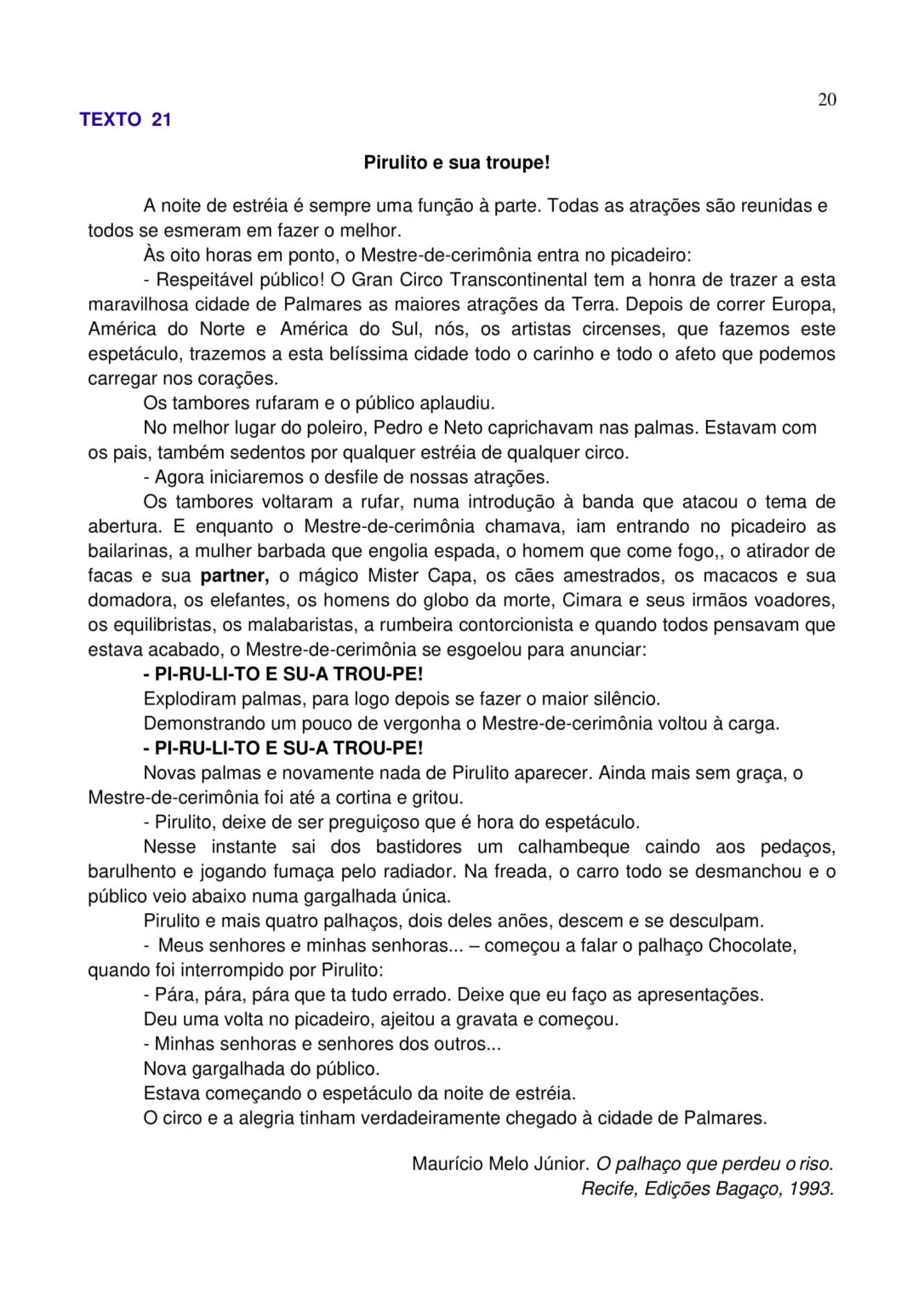 4º E 5º Anos Apostila De Textos E InterpretaÇÃo GÊneros Textuais