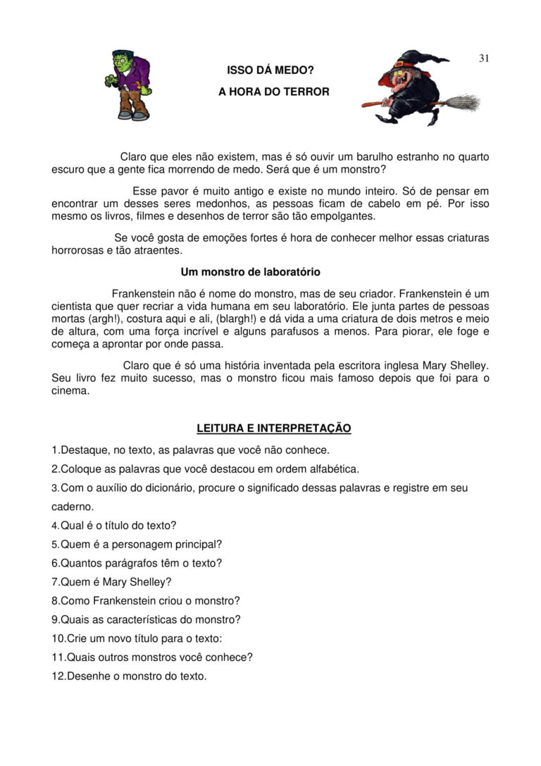 4º E 5º Anos Apostila De Textos E InterpretaÇÃo GÊneros Textuais