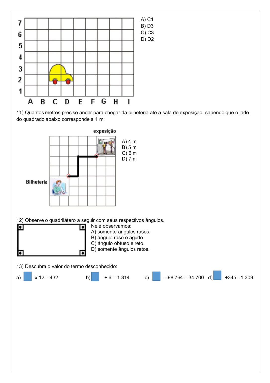 5º ANO - PLANO DE AULA DE MATEMÁTICA COM ATIVIDADES - GEOMETRIA - Cuca ...