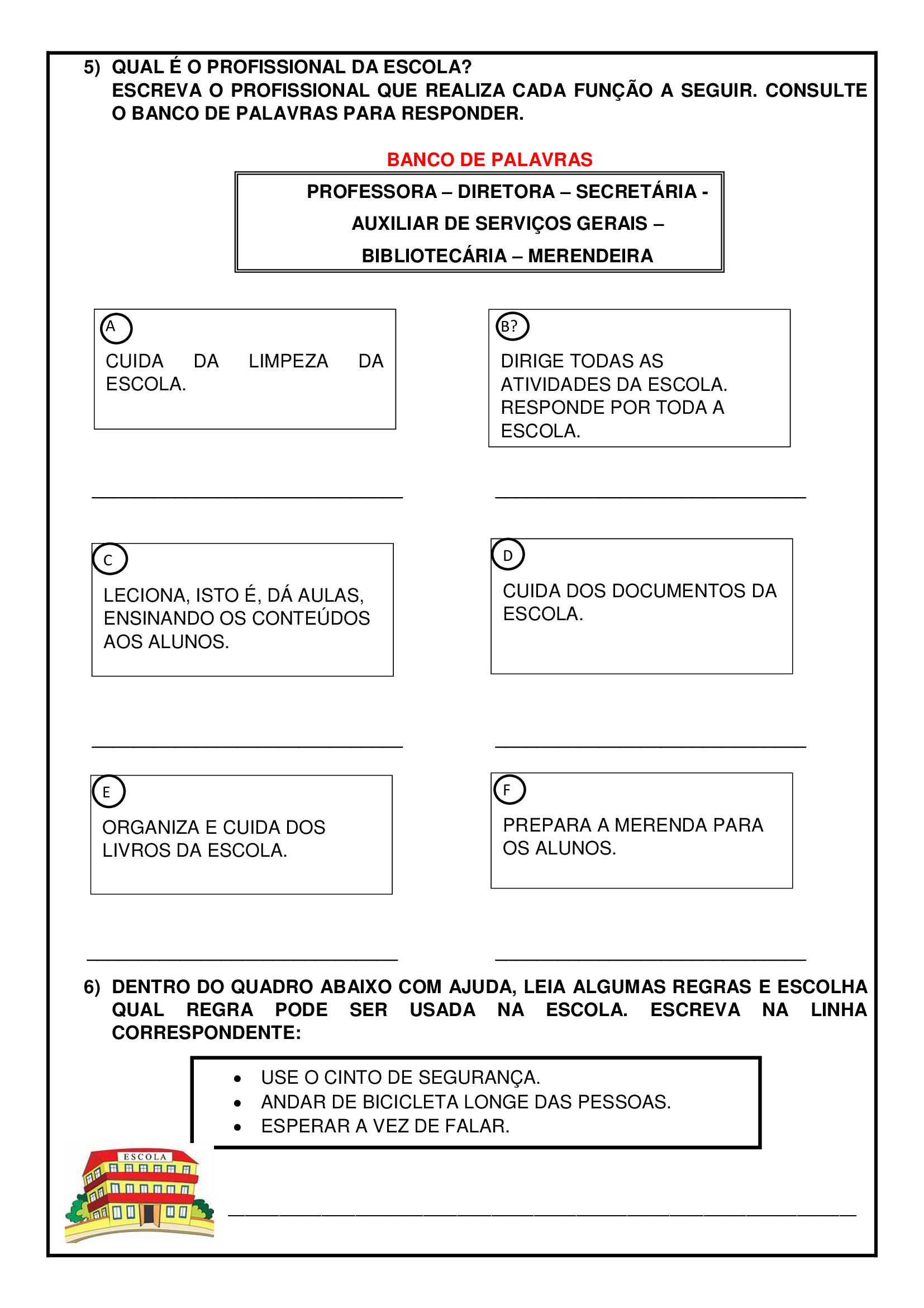 Atividades Sobre Grupos Sociais Para O 2o Ano - NAZAEDU