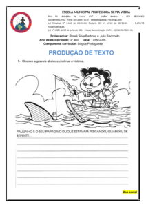 3º ANO - PLANO DE AULA E ATIVIDADES DE PRODUÇÃO DE TEXTO - Cuca Super ...