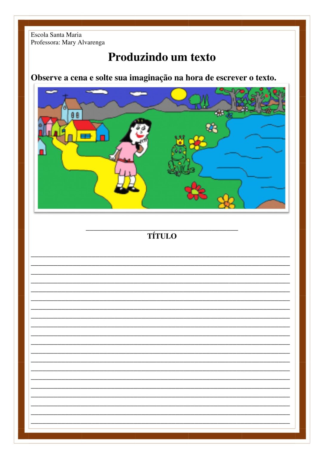 2º, 3º e 4º anos - ATIVIDADES DE PRODUÇÃO DE TEXTO COM IMAGENS - Cuca ...
