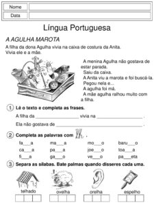 1º ao 3º ano - Atividades de ortografia - LH - NH - CH - Cuca Super ...