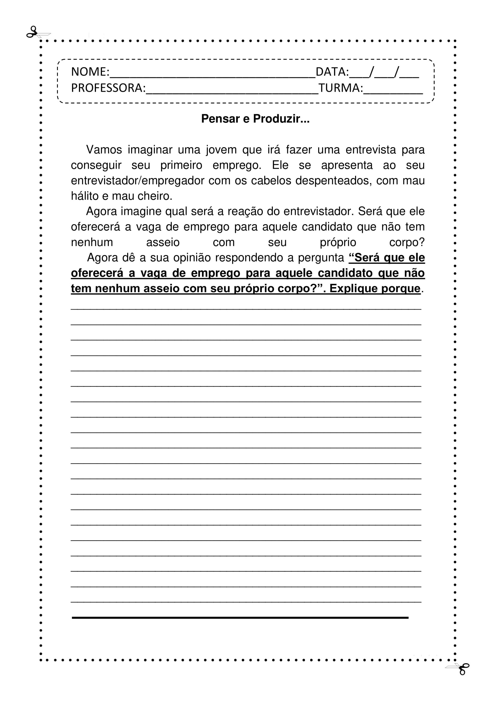 Um Texto Ocupa 6 Paginas De 45 Linhas Cada Uma