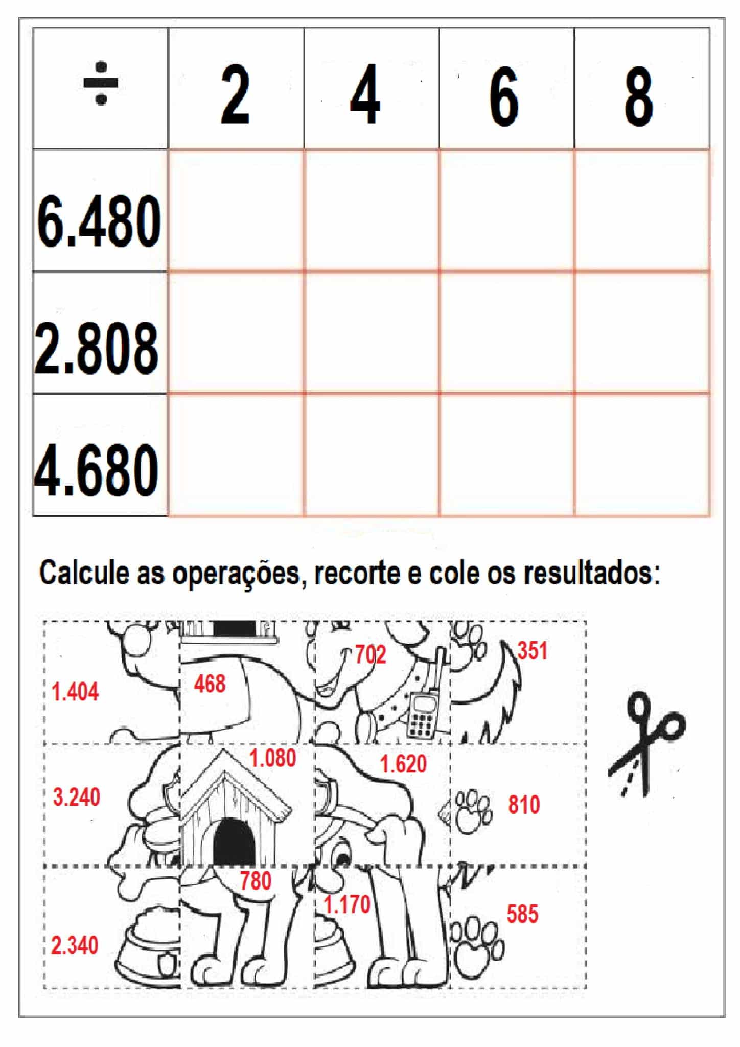 4 Operações 5 Ano | “Prova de Matemática: Exercícios das 4 Operações ...