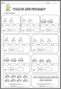 3º ano - multiplicação - Atividades de matemática envolvendo exercícios ...