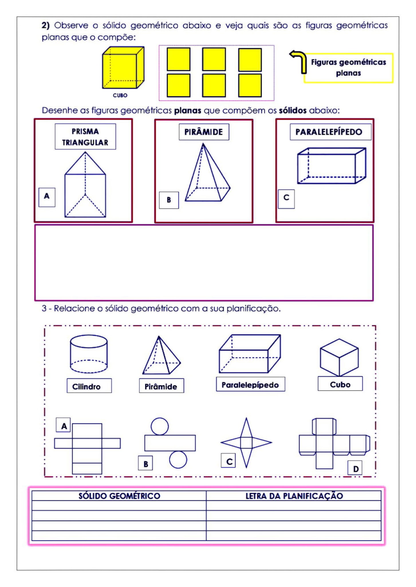 5º ANO - ATIVIDADES DE MATEMÁTICA - SITUAÇÕES PROBLEMA E GEOMETRIA ...