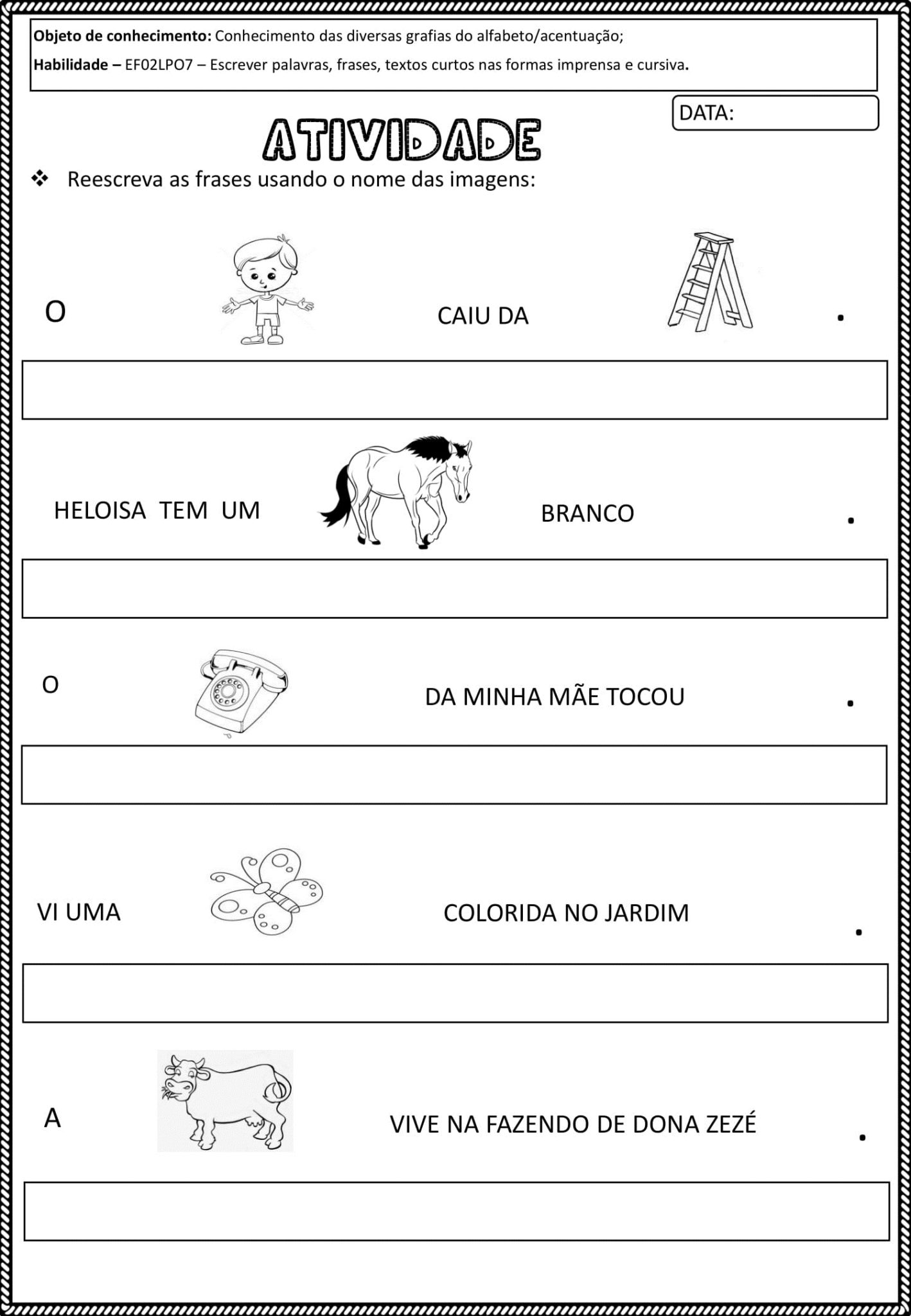 2º ANO - ATIVIDADES COMPLEMENTARES - EF02P08 ,EF02P07 E OUTRAS - Cuca ...