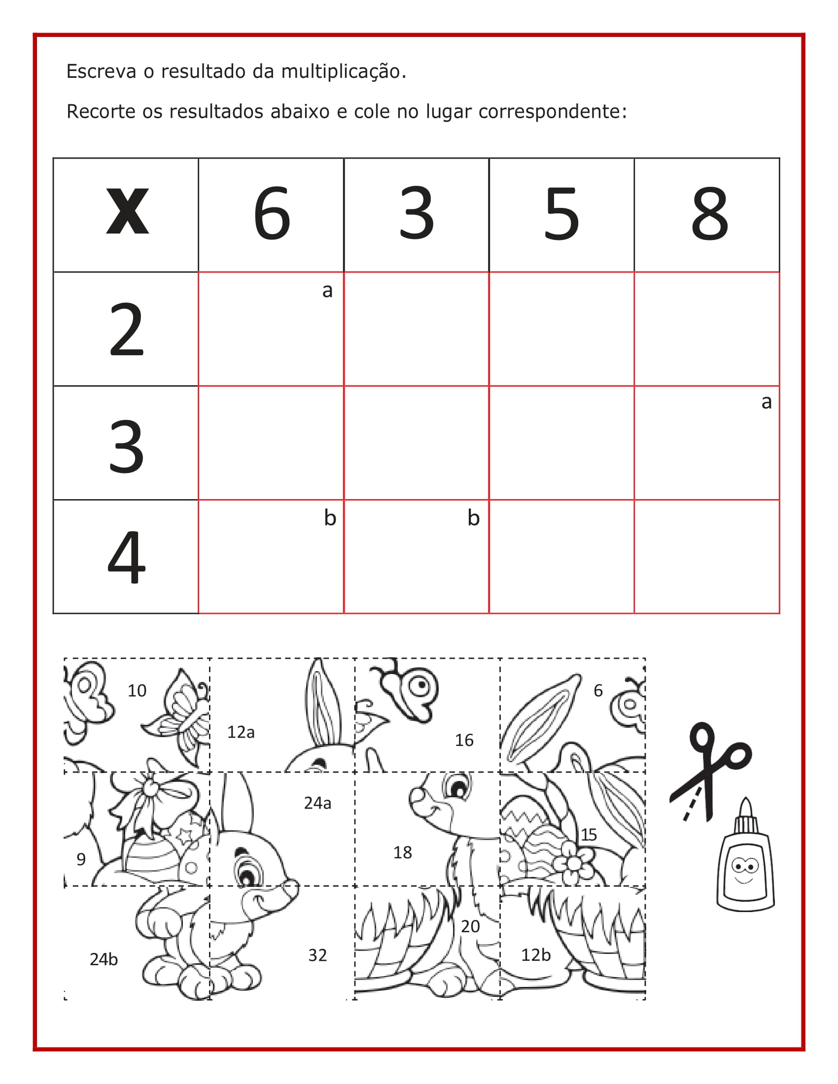 2º ANO - Atividades de matemática - multiplicação divertida - Cuca ...