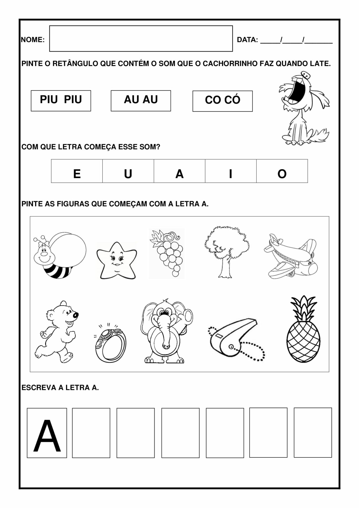 Educação infantil - 2º PERÍODO - Atividades iniciais ET - Cuca Super ...