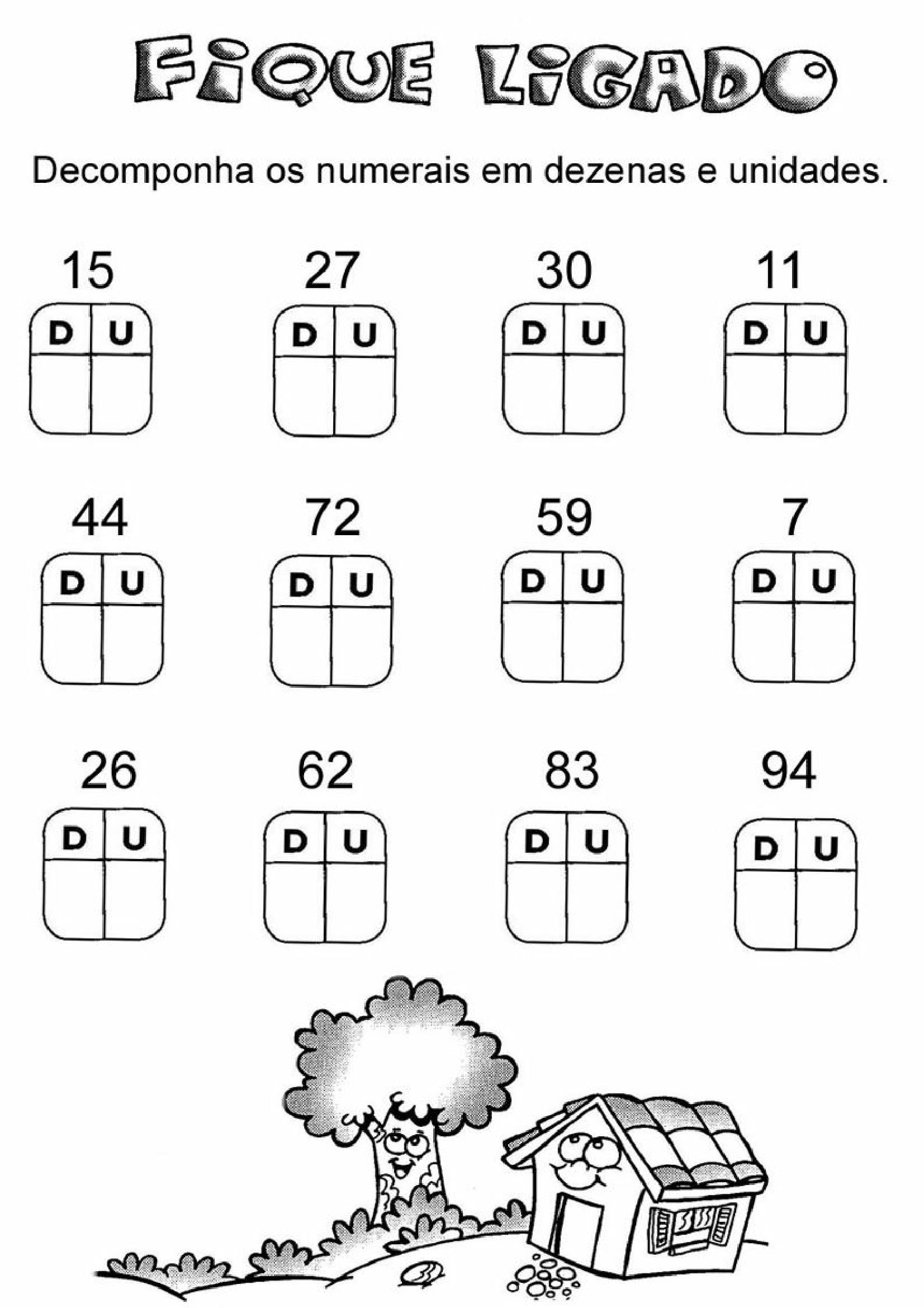 3º ANO -Atividades de matemática - Números: composição e decomposição ...