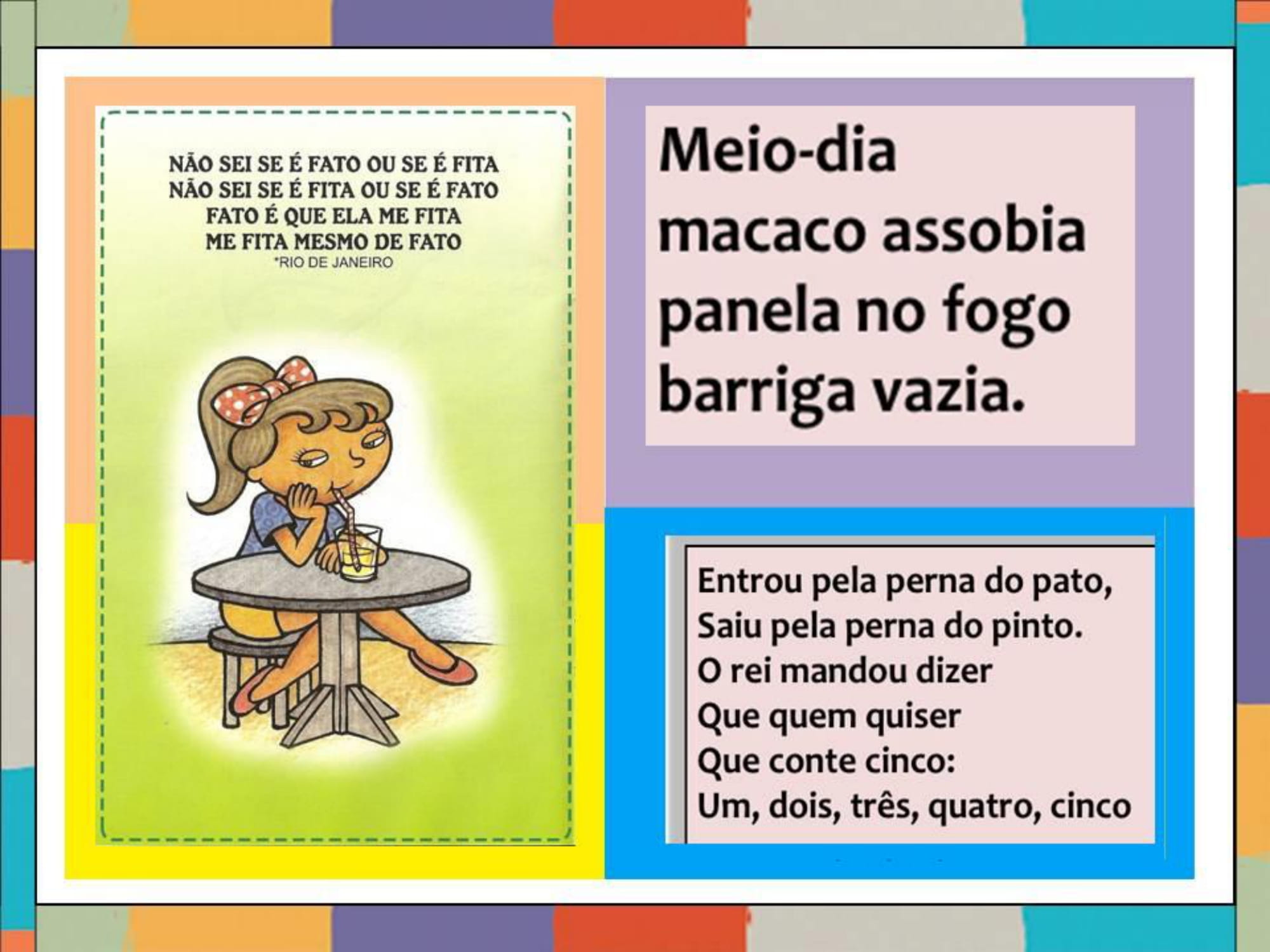 Folclore brasileiro - Parlendas - Cuca Super legal - Educação ...