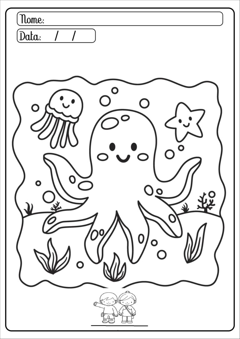 Ed. Infantil - Desenhos para imprimir e colorir - C. Experiência ...