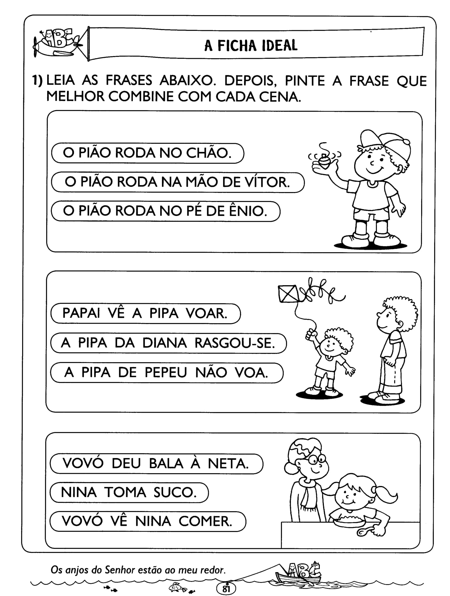 1º Ano Leitura E Interpretação De Texto E Outras Atividades Cuca Super Legal Educação 3200