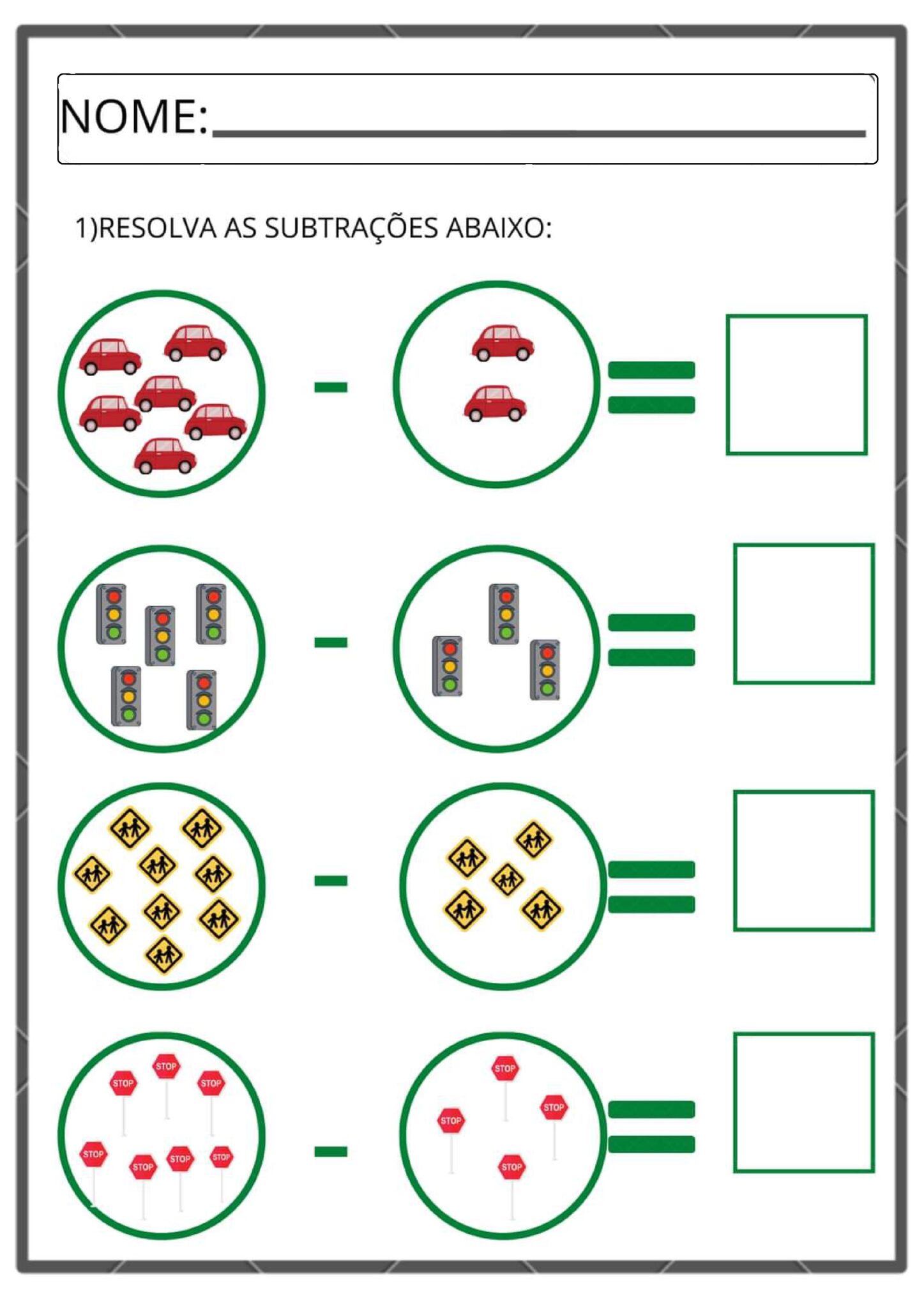 1º ano e ed. infantil - Números, adição e subtração com imagens - Cuca ...