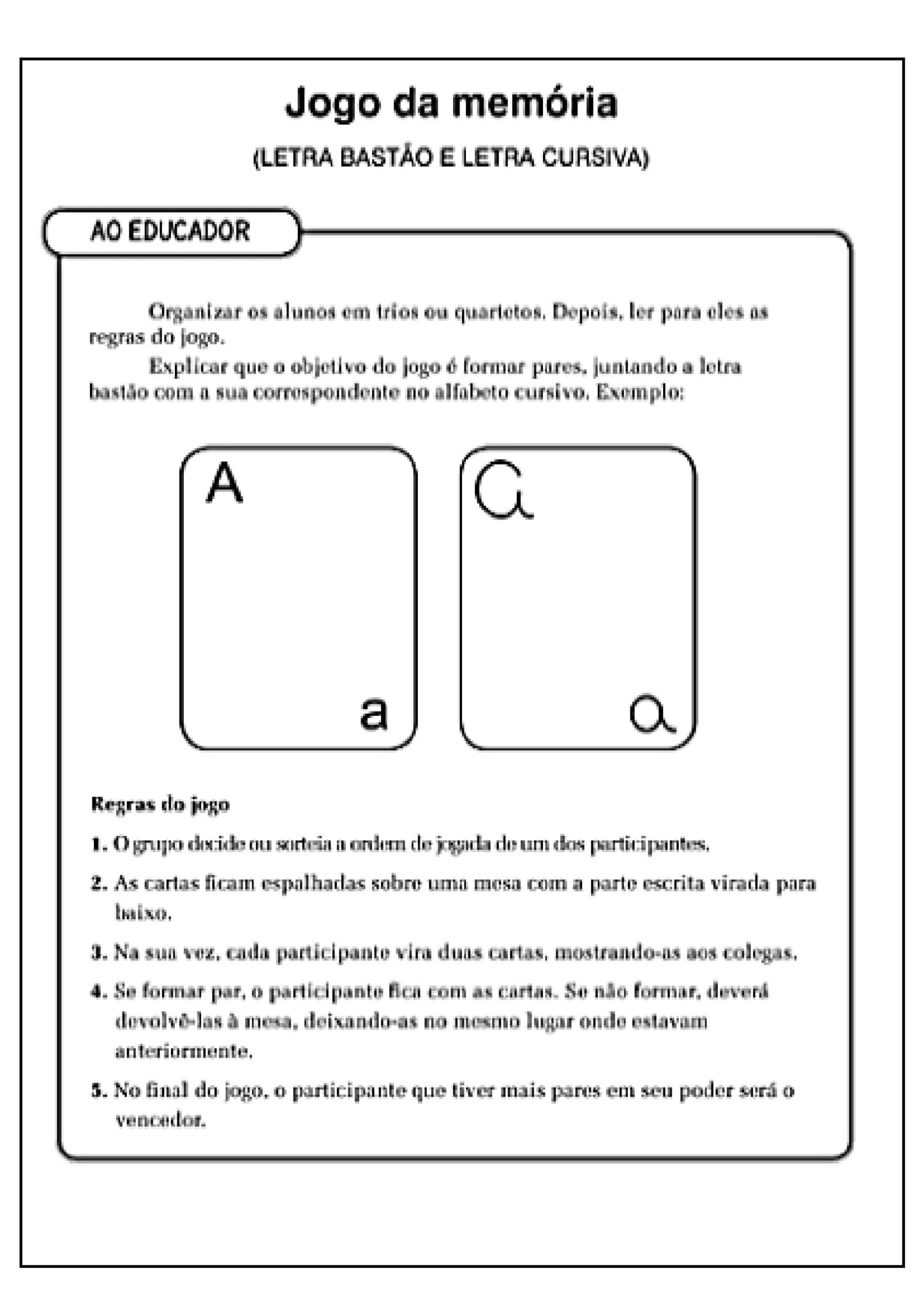1º ano - Atividades lúdicas de alfabetização nº 1 - Cuca Super legal ...