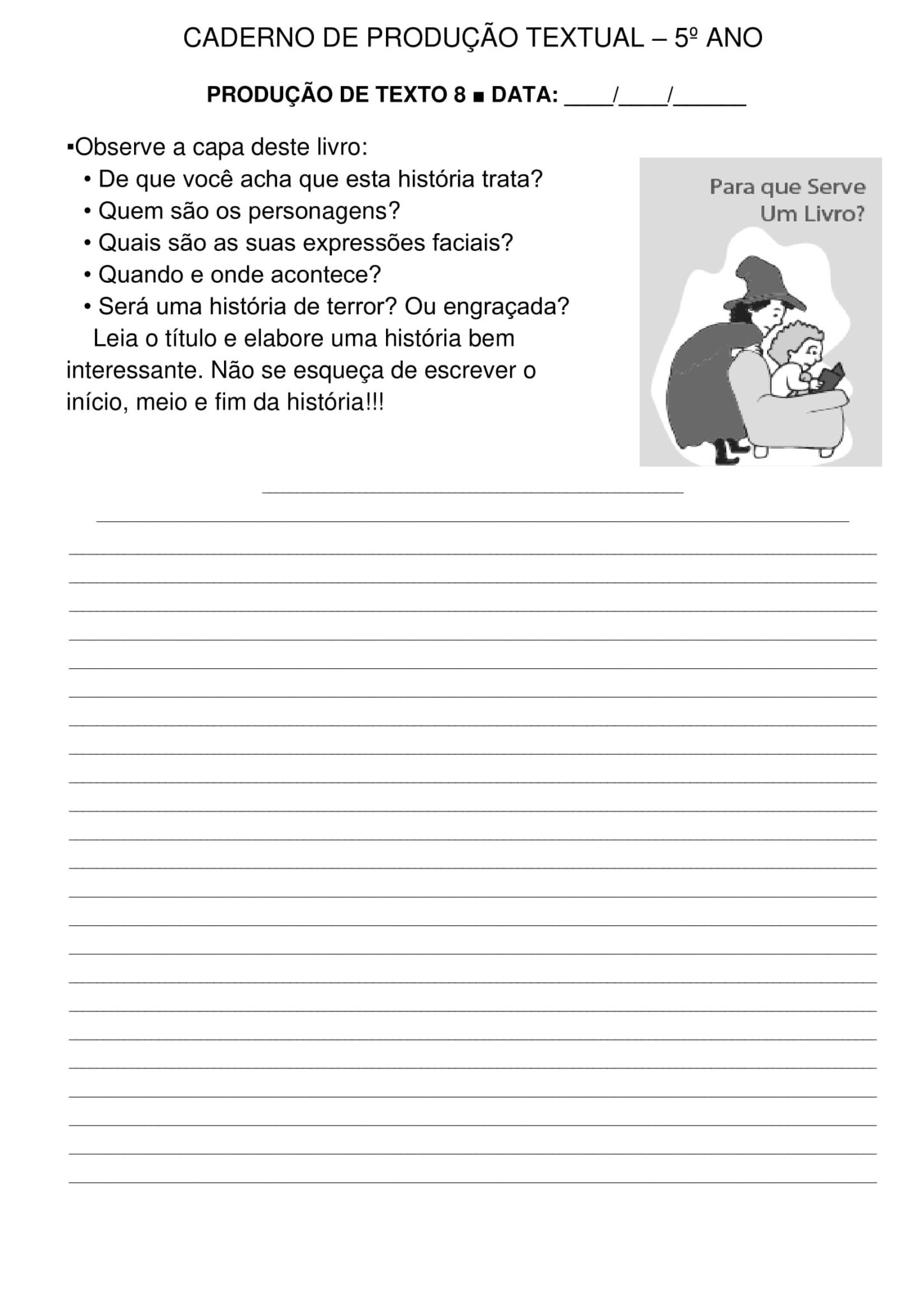 5º ano - Atividades de produção de texto - Cuca Super legal - Educação ...