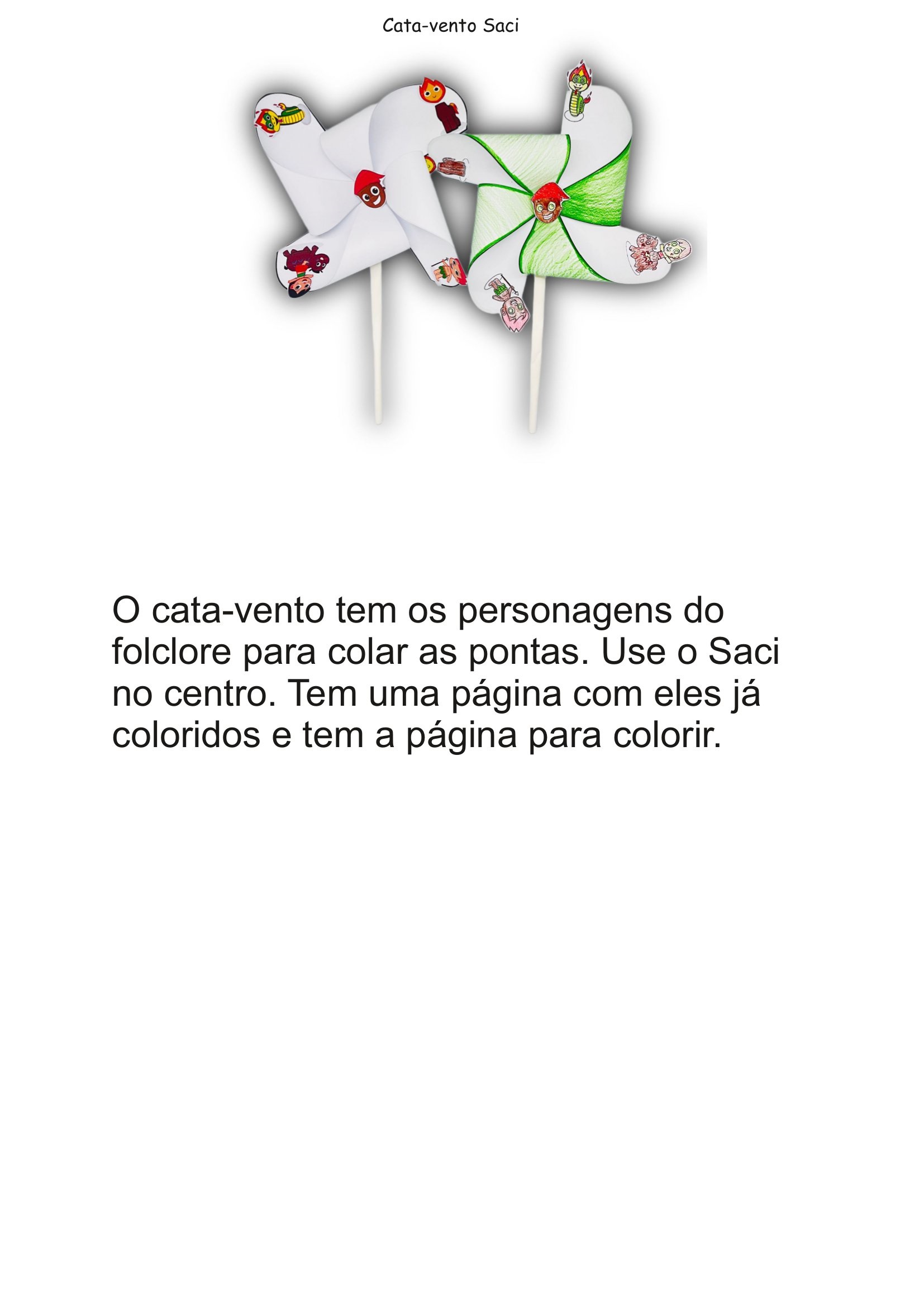 Folclore - Cata - vento dos personagens - Cuca Super legal - Educação ...