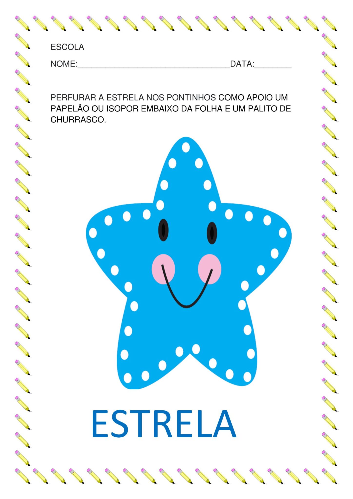 ED. INFANTIL - ATIVIDADES DE ALINHAVO - Cuca Super legal - Educação ...