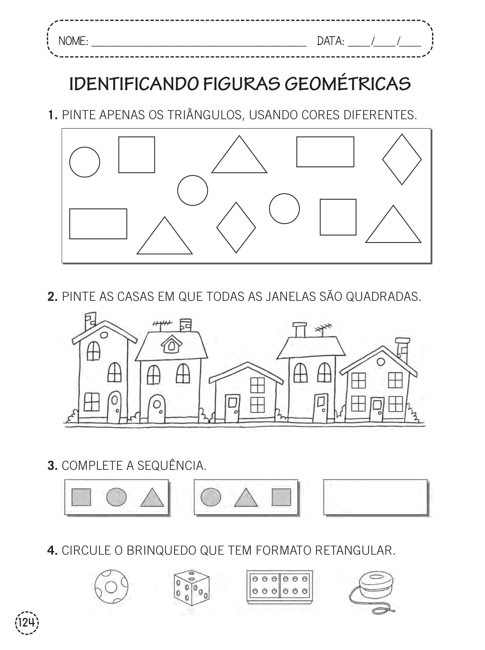 1º ano - Atividades de matemática - Geometria - Cuca Super legal ...