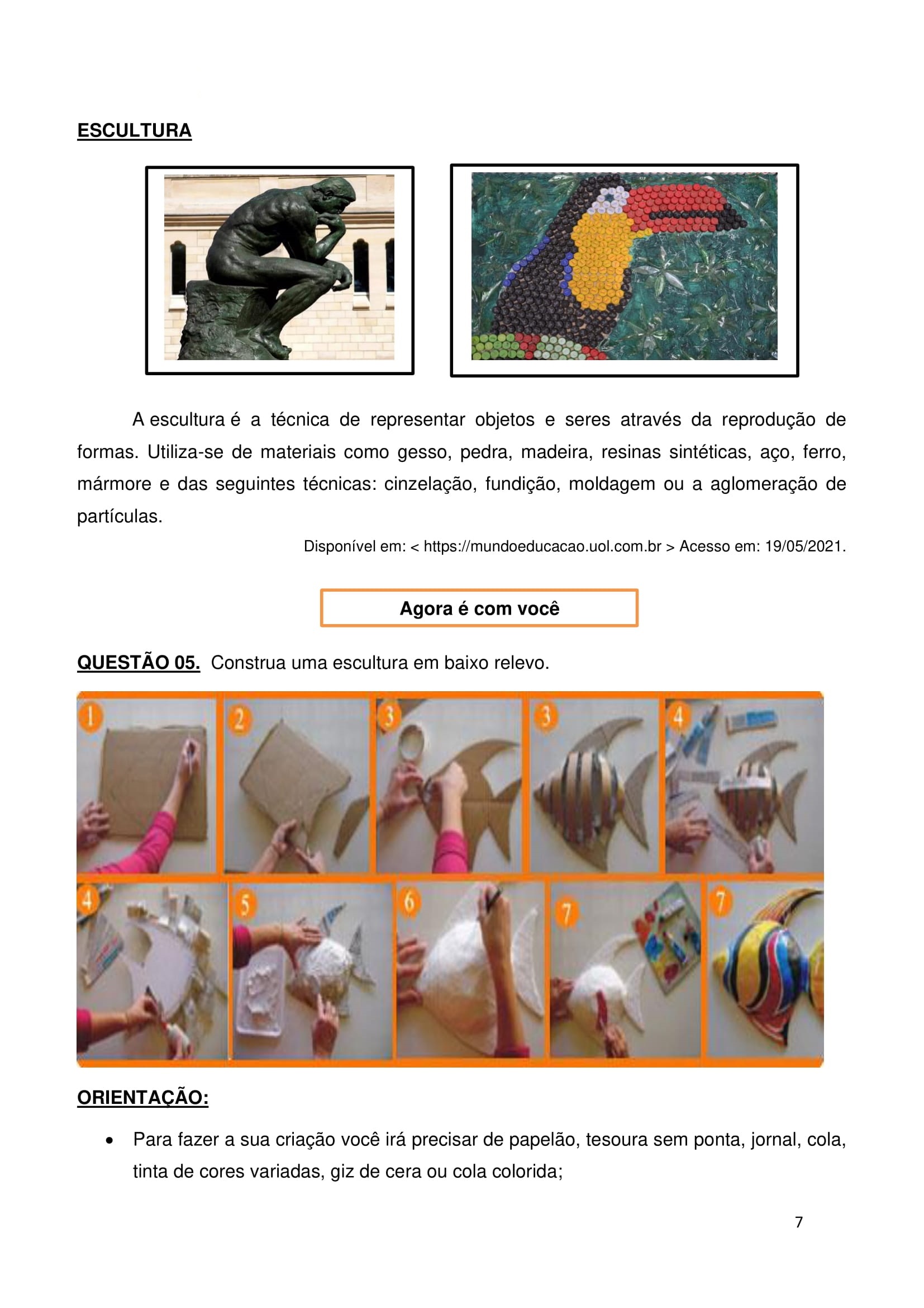 3º ANO - ATIVIDADES DE ARTE - Cuca Super legal - Educação, coordenação ...
