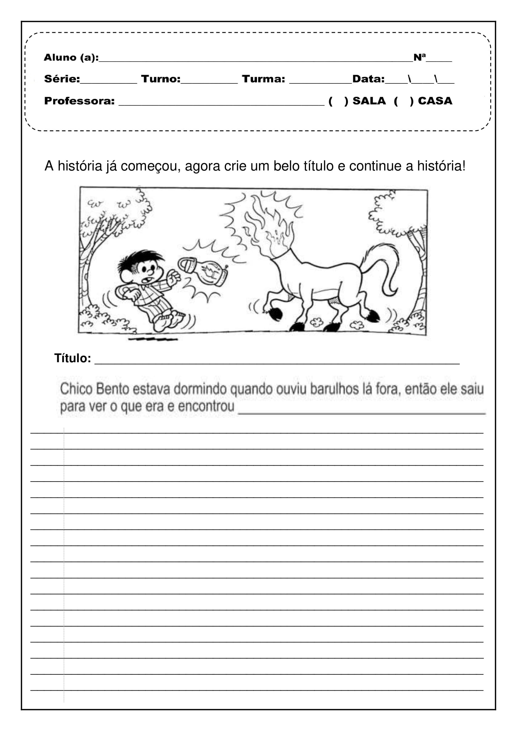 3º ano - Atividades de produção de texto - com imagens - Cuca Super ...